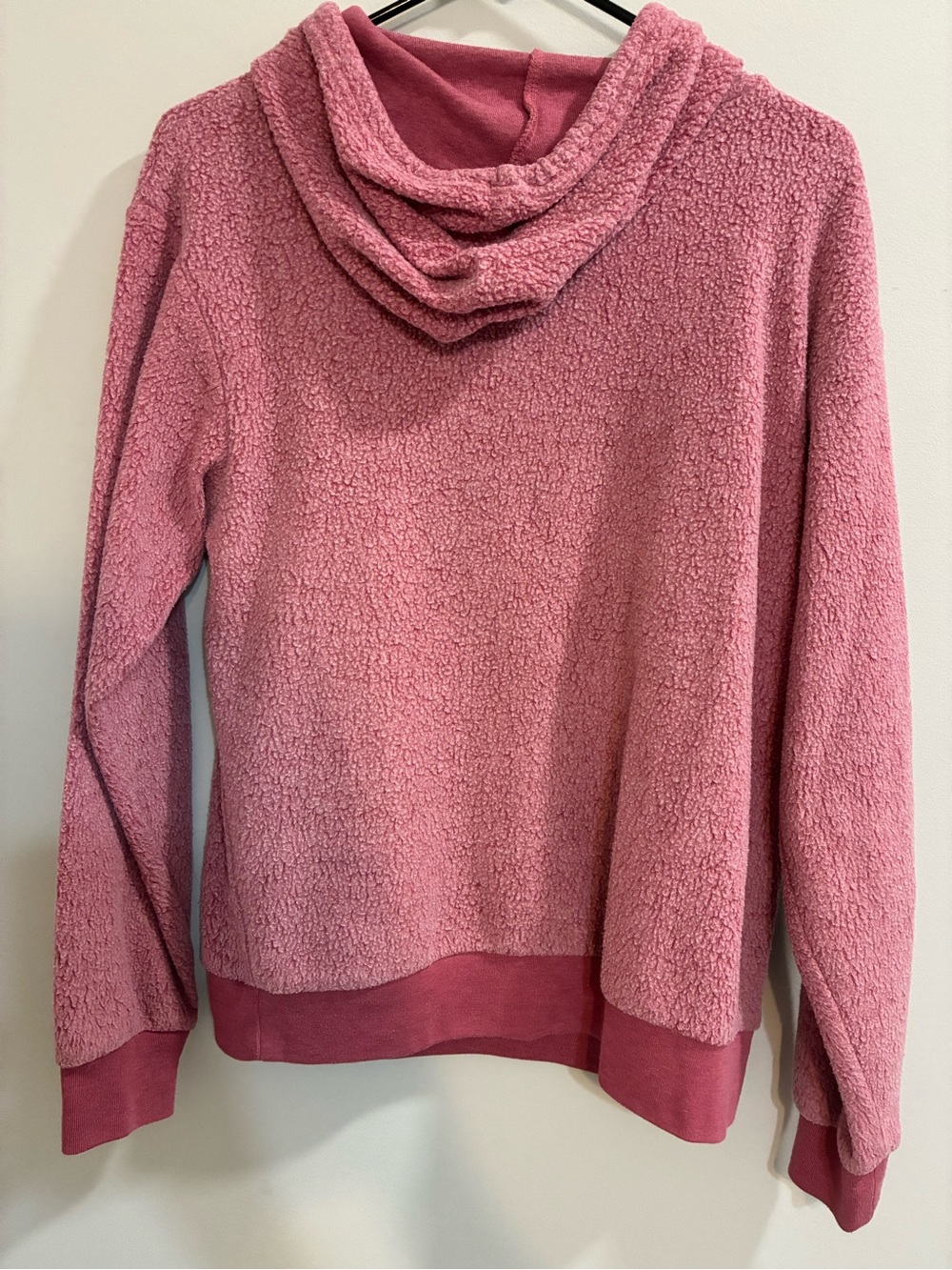 Member’s Mark Cozy Women's Pink Sherpa Track Jogger Set Size Medium - Picture 3 of 9